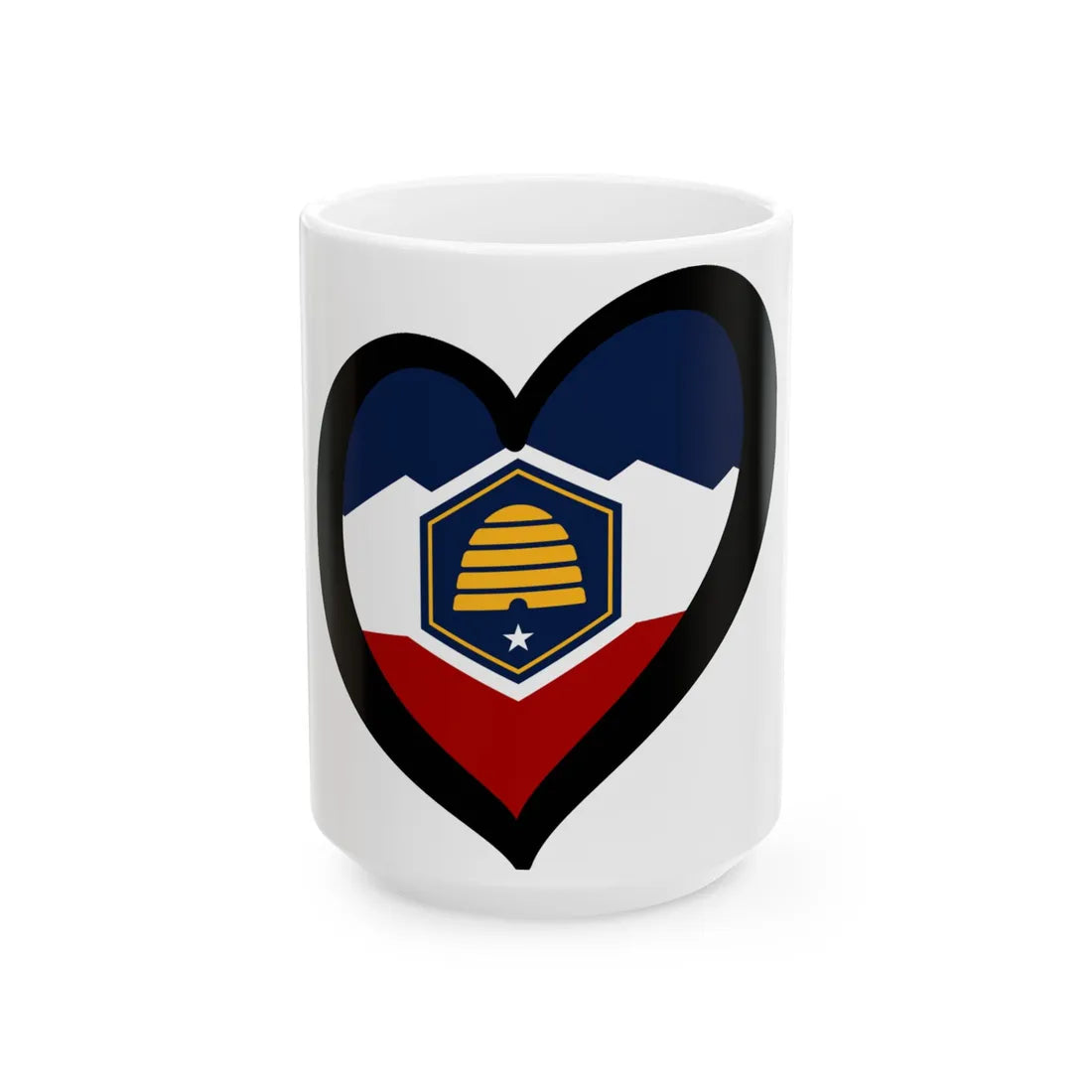 EuroUtah (United States) White Coffee Mug 15oz - Go Mug Yourself