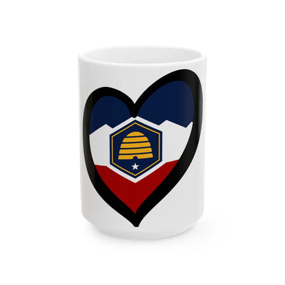 EuroUtah (United States) White Coffee Mug 15oz - Go Mug Yourself