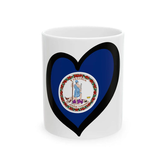 EuroVirginia (United States) White Coffee Mug 11oz - Go Mug Yourself
