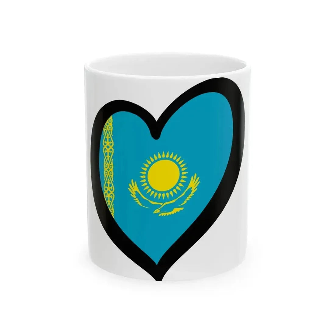 Eurovision Kazakhstan (Kazakhstan) White Coffee Mug 11oz - Go Mug Yourself