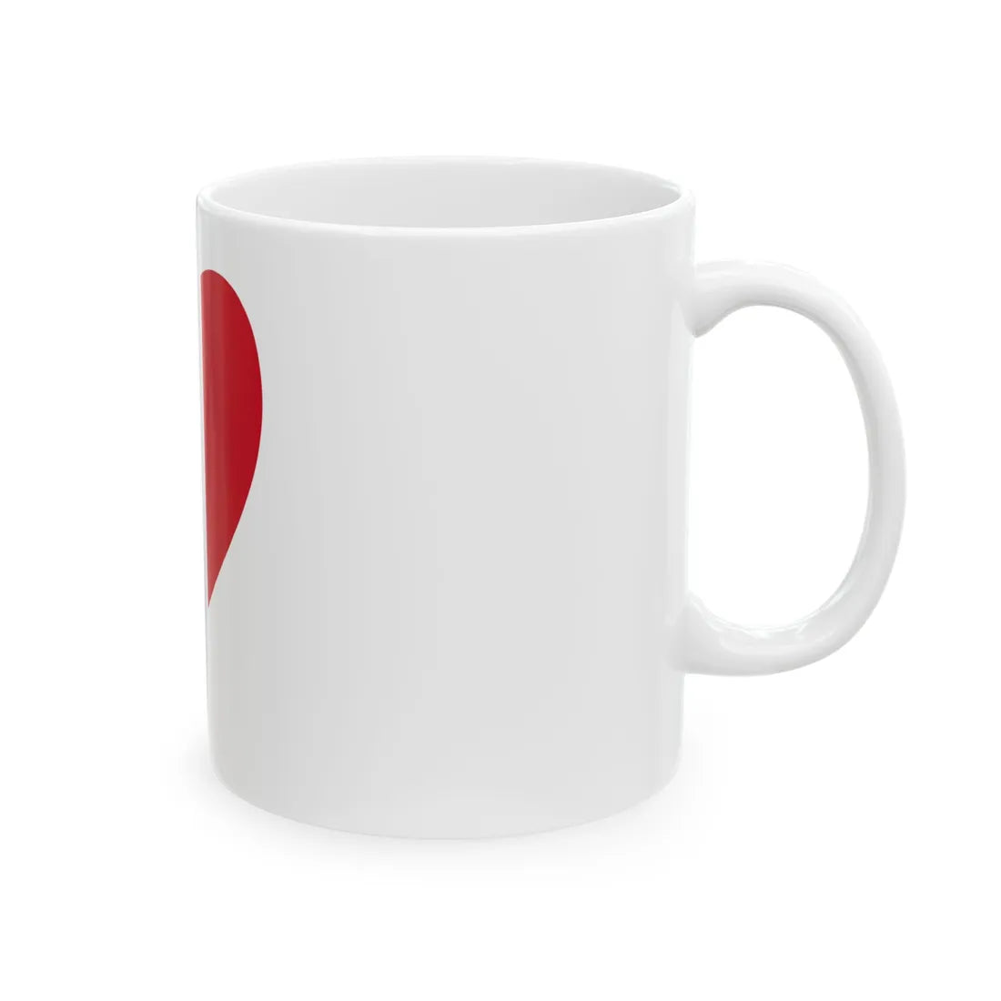 Eurovision Song Contest heart France white 1794-1815 1830-1974 (Belgium) White Coffee Mug - Go Mug Yourself