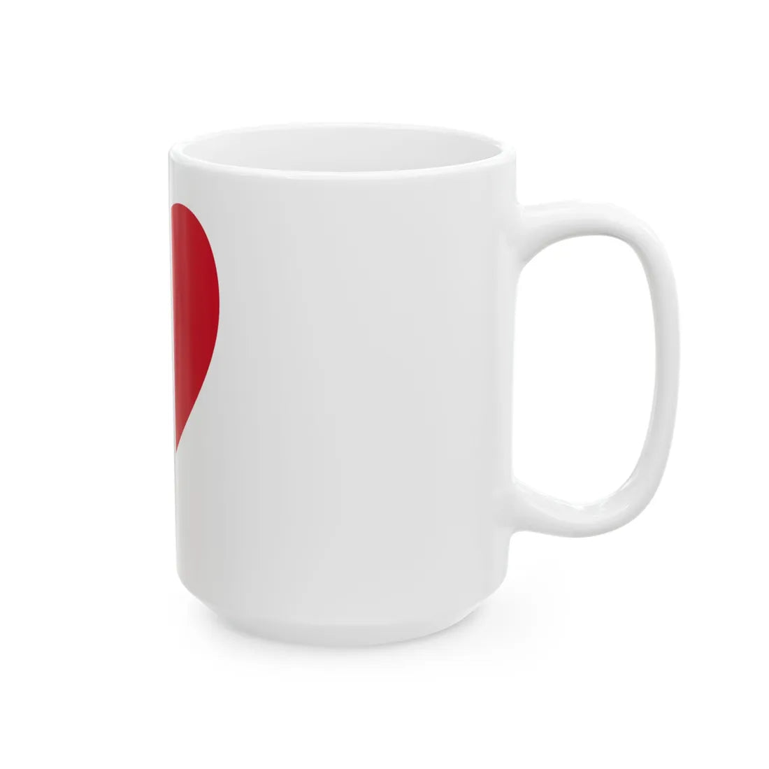 Eurovision Song Contest heart France white 1794-1815 1830-1974 (Belgium) White Coffee Mug - Go Mug Yourself