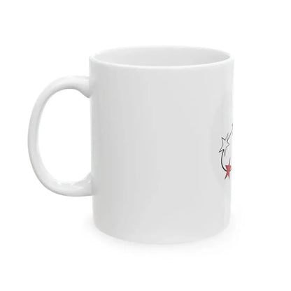 Eurovision Song Contest heart Suriname white 1959-1975 (Netherlands) White Coffee Mug - Go Mug Yourself