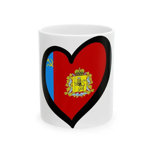 EuroVladimir (Russia) White Coffee Mug 11oz - Go Mug Yourself