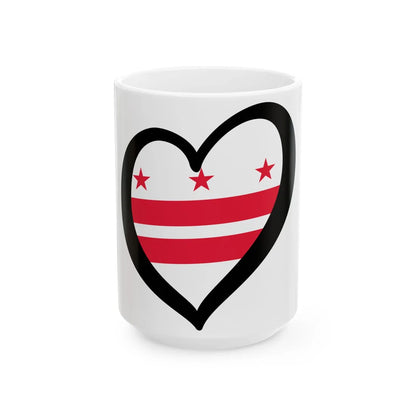 EuroWashington DC (United States) White Coffee Mug 15oz - Go Mug Yourself