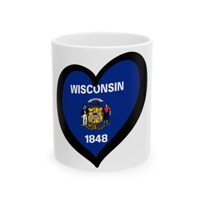 EuroWisconsin (United States) White Coffee Mug 11oz - Go Mug Yourself