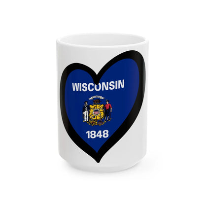 EuroWisconsin (United States) White Coffee Mug 15oz - Go Mug Yourself