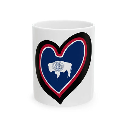 EuroWyoming (United States) White Coffee Mug 11oz - Go Mug Yourself