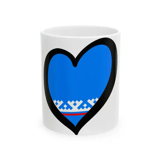 EuroYamalo-Nenets (Russia) White Coffee Mug 11oz - Go Mug Yourself