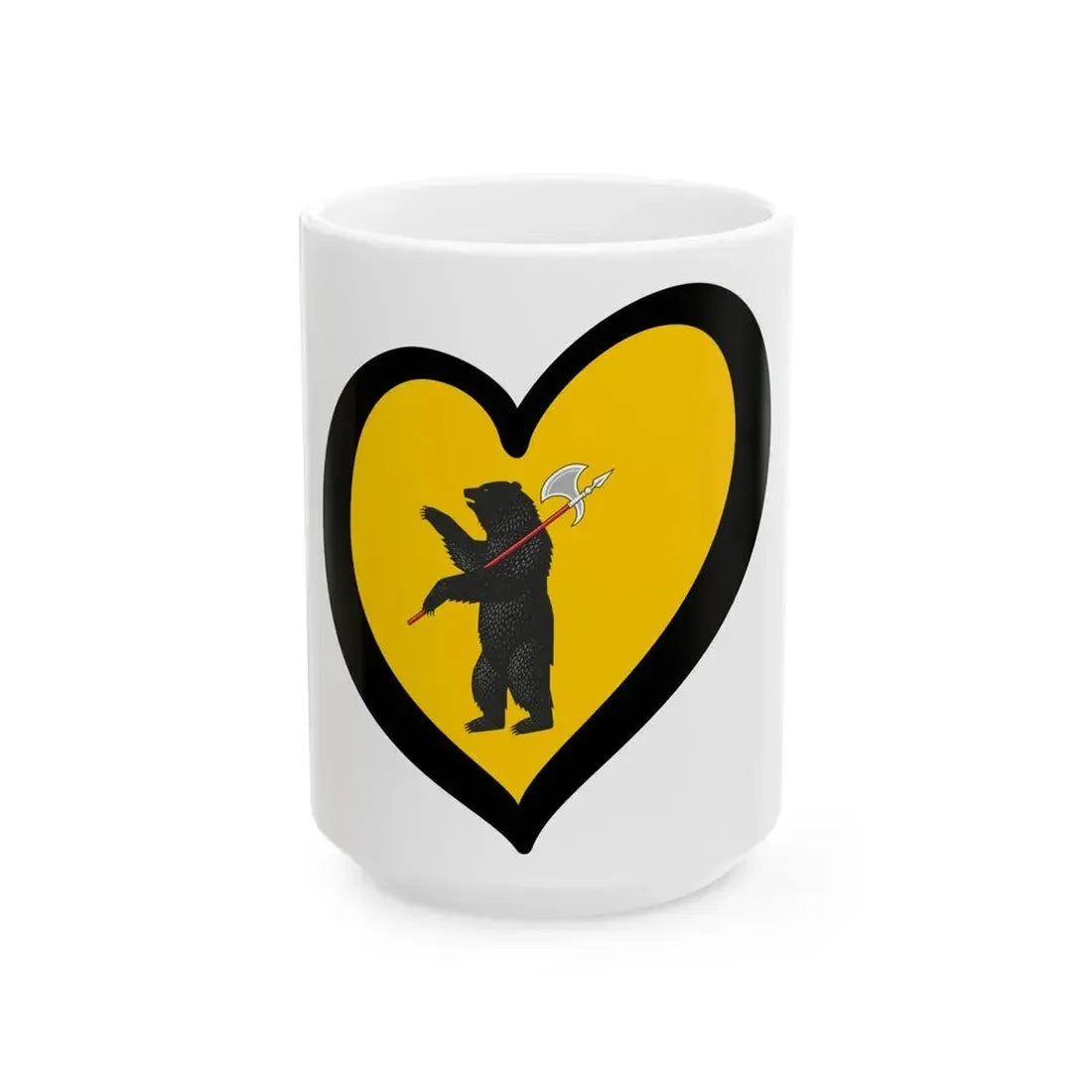 EuroYaroslavl (Russia) White Coffee Mug 15oz - Go Mug Yourself