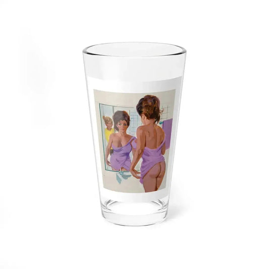 Eva's Childish Delight, Greenleaf paperback cover, 1971 - Pint Glass 16oz 16oz - Go Mug Yourself