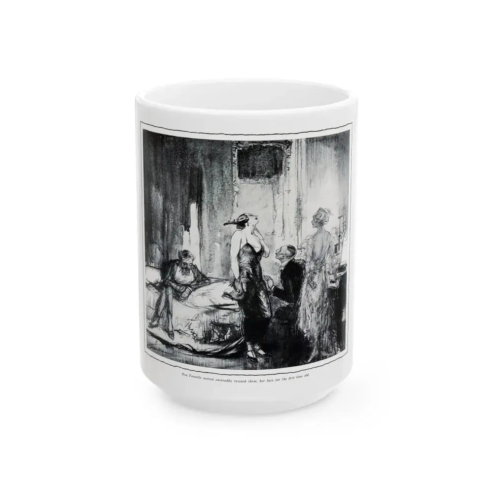 Eva Tonnelle, Harper's Bazar, July 1922 - White Coffee Mug 15oz - Go Mug Yourself