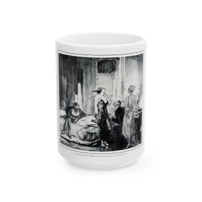 Eva Tonnelle, Harper's Bazar, July 1922 - White Coffee Mug 15oz - Go Mug Yourself