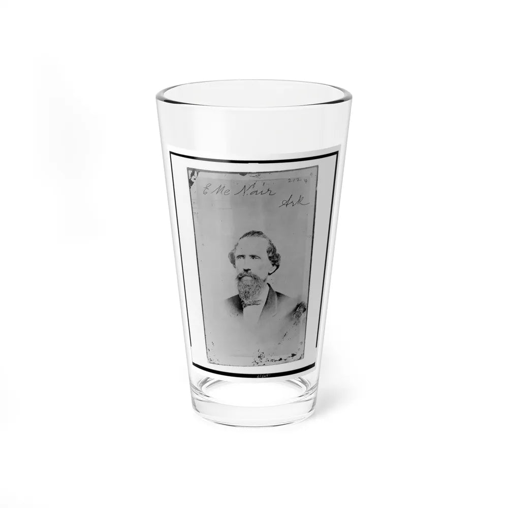 Evander Mcnair, Of Arkansas, Brigadier General, C.S.A., Head-And-Shoulders Portrait, Facing Left (U.S. Civil War) Pint Glass 16oz-16oz-Go Mug Yourself