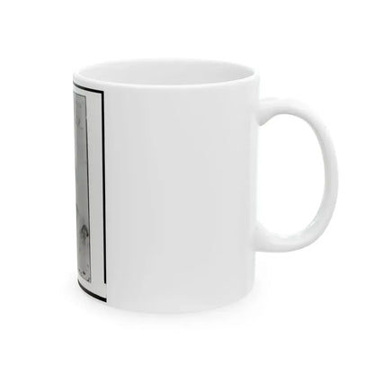 Evander Mcnair, Of Arkansas, Brigadier General, C.S.A., Head-And-Shoulders Portrait, Facing Left (U.S. Civil War) White Coffee Mug - Go Mug Yourself