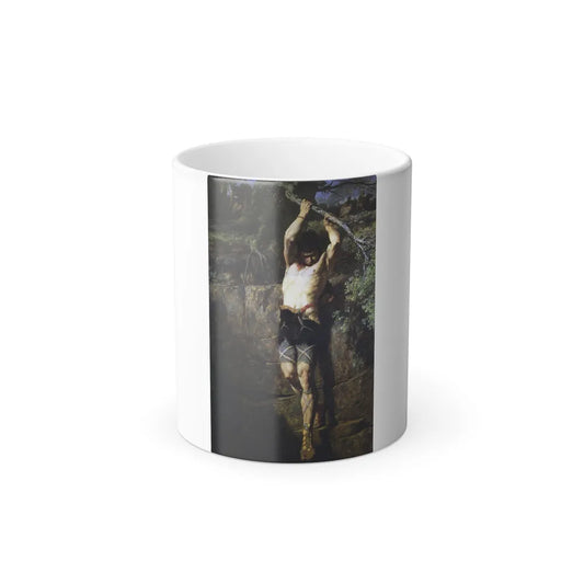 Evariste Vital Luminais (1822-1896) The Flight of Gardlon%3a A Breton Legend - Color Changing Mug 11oz-11oz-Go Mug Yourself