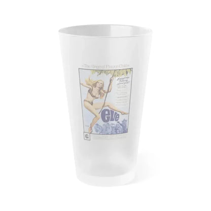 EVE 1968 Movie Poster - Frosted Pint Glass 16oz 16oz Frosted - Go Mug Yourself