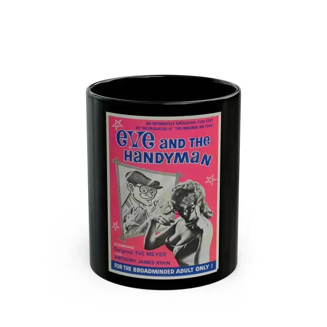 EVE AND THE HANDYMAN 1961 Movie Poster - Black Coffee Mug 11oz - Go Mug Yourself