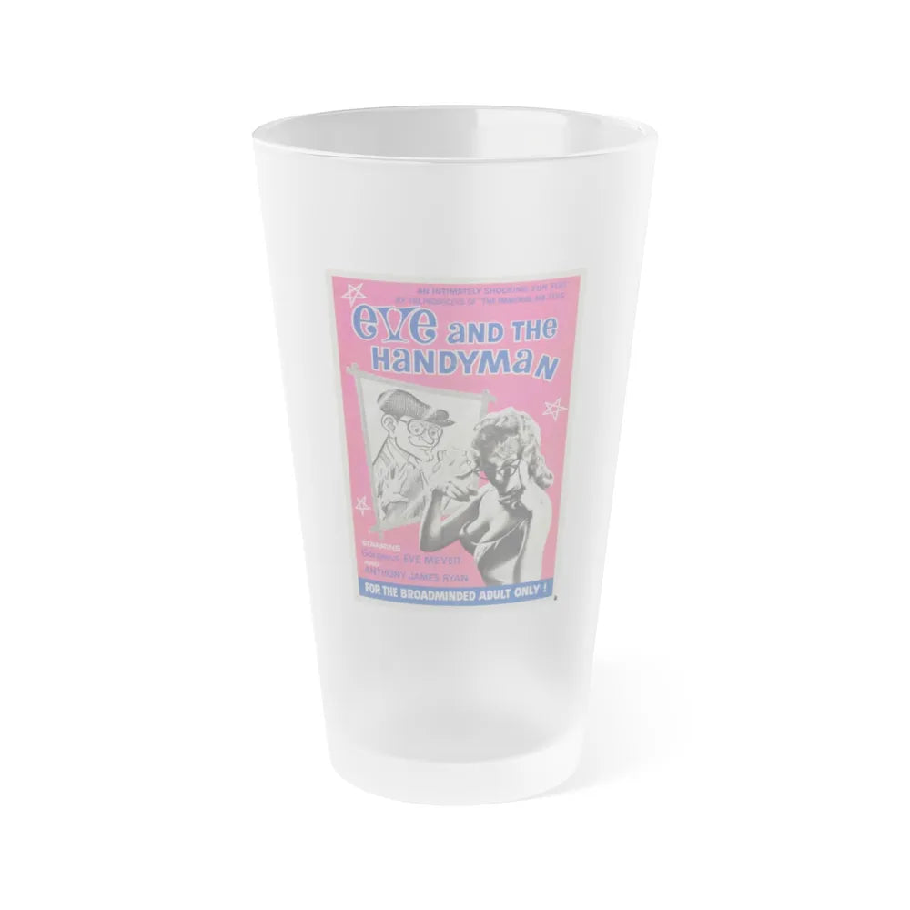 EVE AND THE HANDYMAN 1961 Movie Poster - Frosted Pint Glass 16oz-16oz-Frosted-Go Mug Yourself