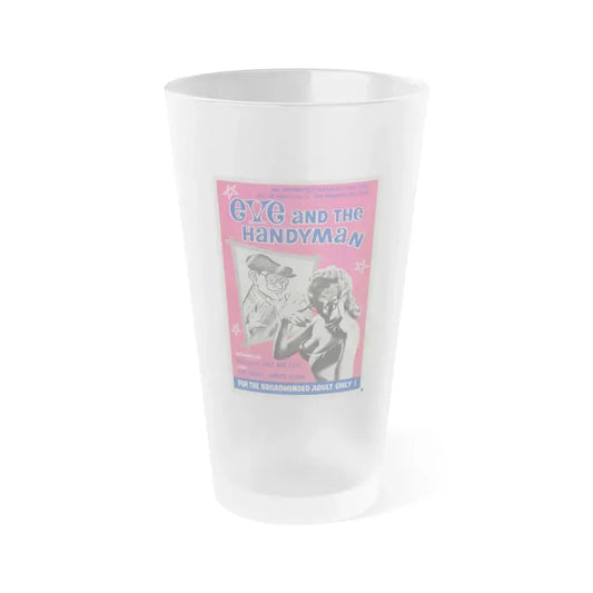 EVE AND THE HANDYMAN 1961 Movie Poster - Frosted Pint Glass 16oz 16oz Frosted - Go Mug Yourself