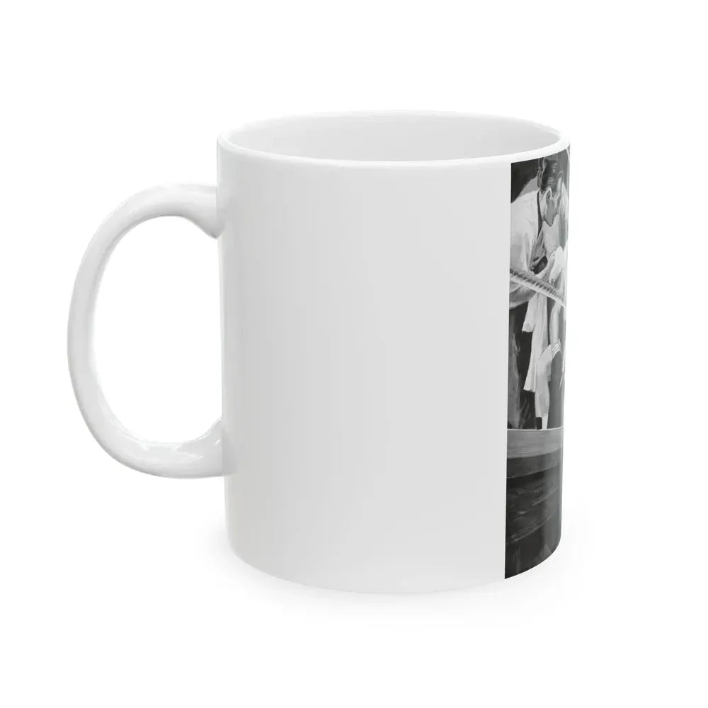 Eve magazine Illustration, Vol. 1,  No. 3, 1962 - White Coffee Mug - Go Mug Yourself