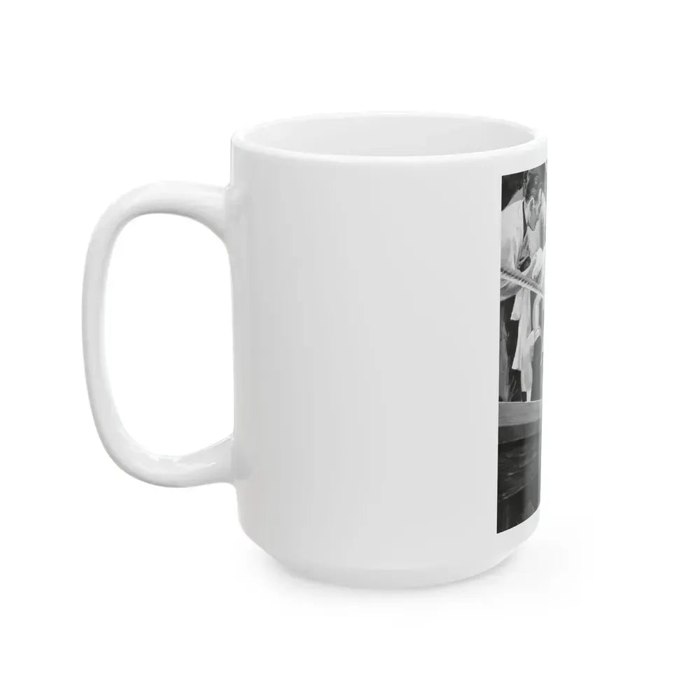 Eve magazine Illustration, Vol. 1,  No. 3, 1962 - White Coffee Mug - Go Mug Yourself