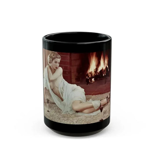 Eve Meyer #05 (Vintage Female Icon) Black Coffee Mug 15oz - Go Mug Yourself