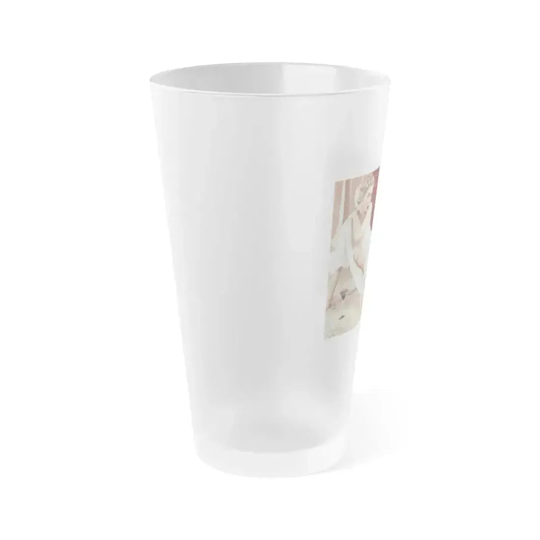 Eve Meyer #05 (Vintage Female Icon) Frosted Pint Glass 16oz - Go Mug Yourself