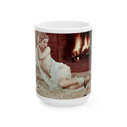 Eve Meyer #05 (Vintage Female Icon) White Coffee Mug 15oz - Go Mug Yourself