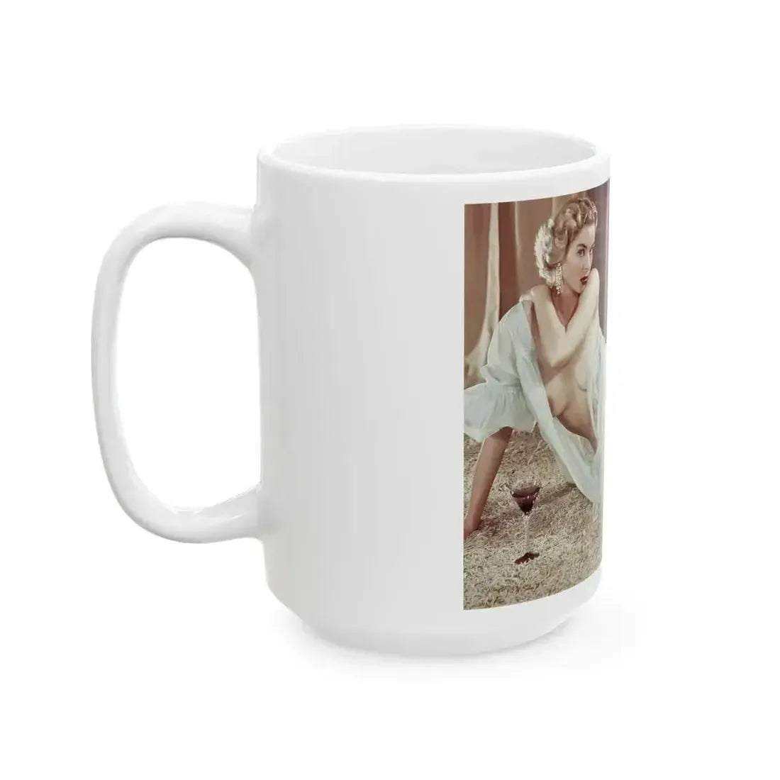 Eve Meyer #05 (Vintage Female Icon) White Coffee Mug - Go Mug Yourself