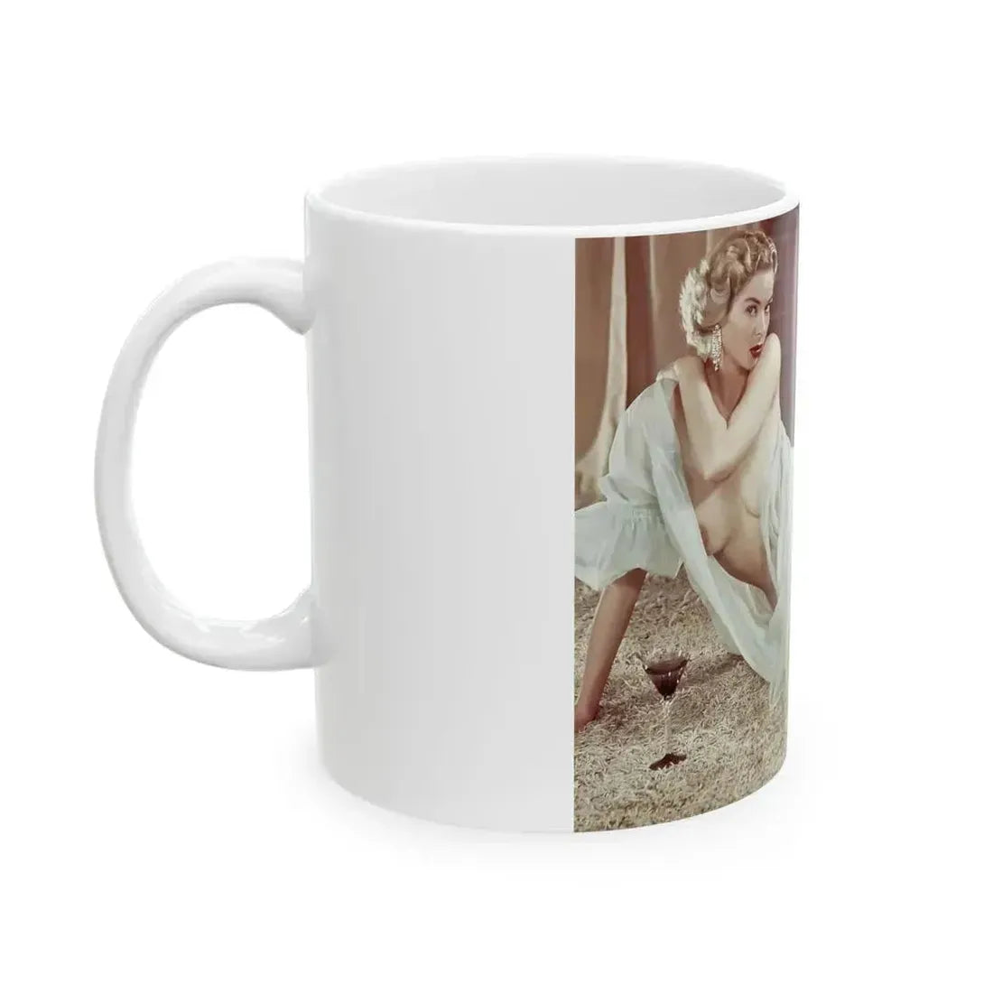 Eve Meyer #05 (Vintage Female Icon) White Coffee Mug - Go Mug Yourself