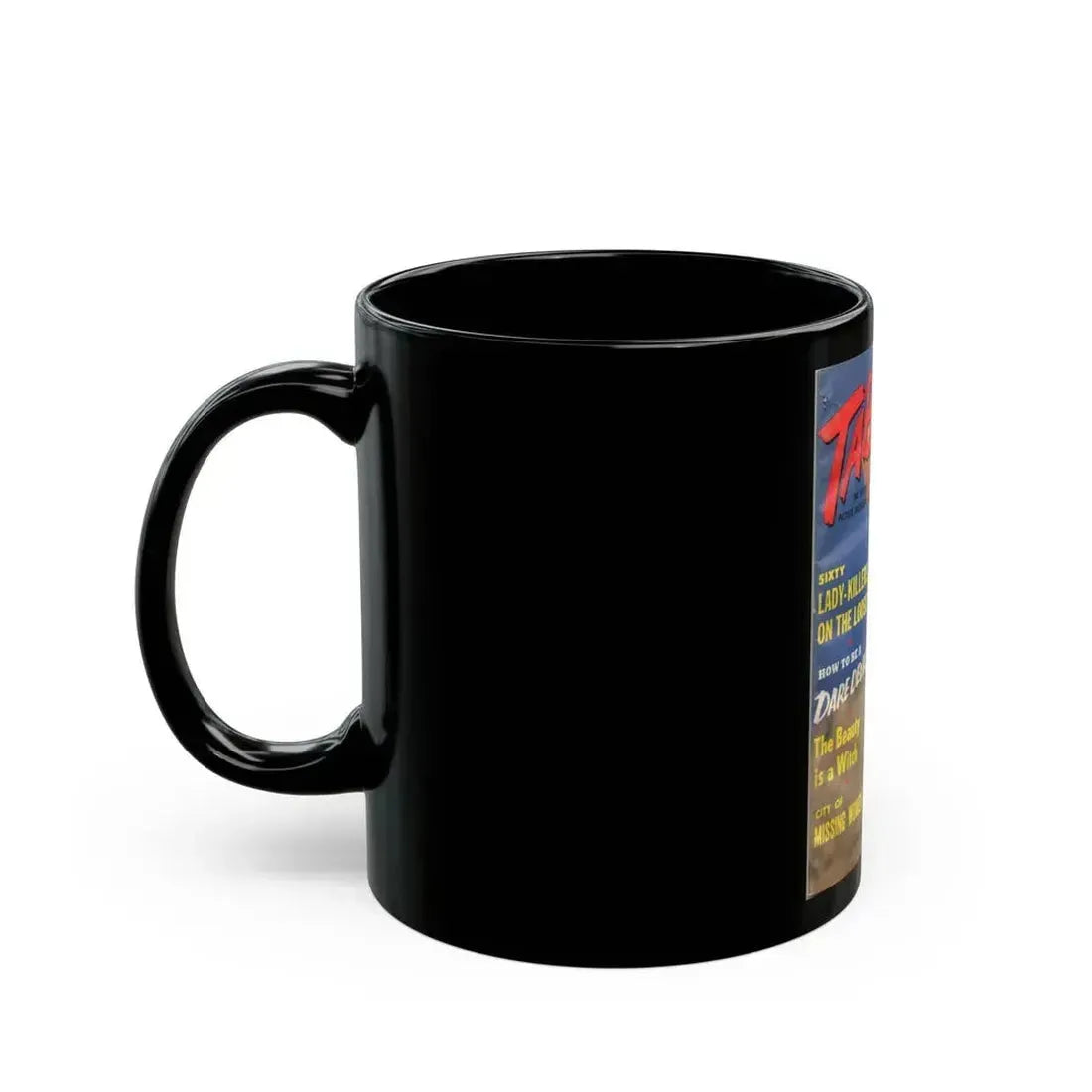 Eve Meyer #08 - Mag. Cover (Vintage Female Icon) Black Coffee Mug - Go Mug Yourself