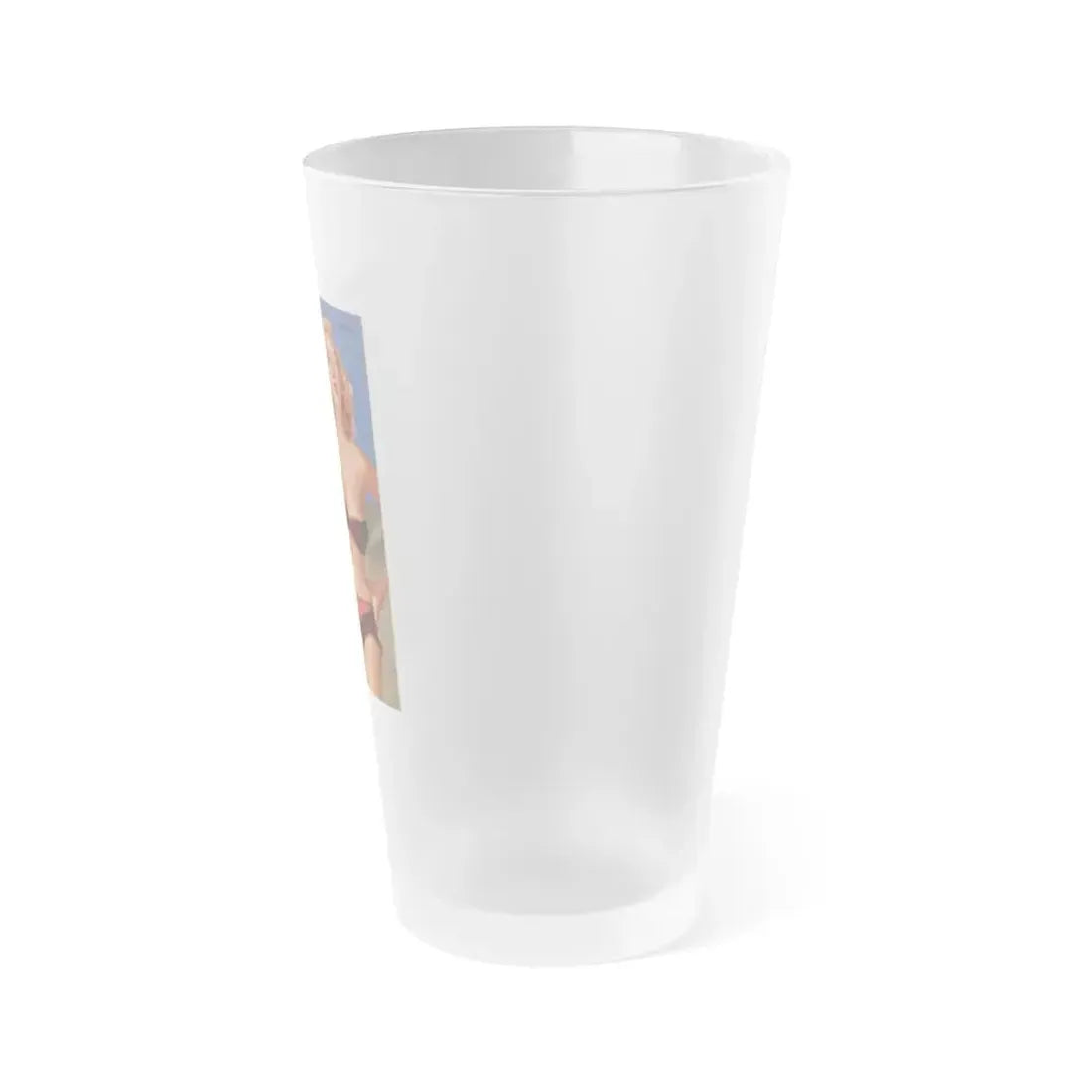 Eve Meyer #08 - Mag. Cover (Vintage Female Icon) Frosted Pint Glass 16oz - Go Mug Yourself