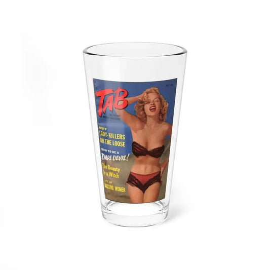 Eve Meyer #08 - Mag. Cover (Vintage Female Icon) Pint Glass 16oz 16oz - Go Mug Yourself