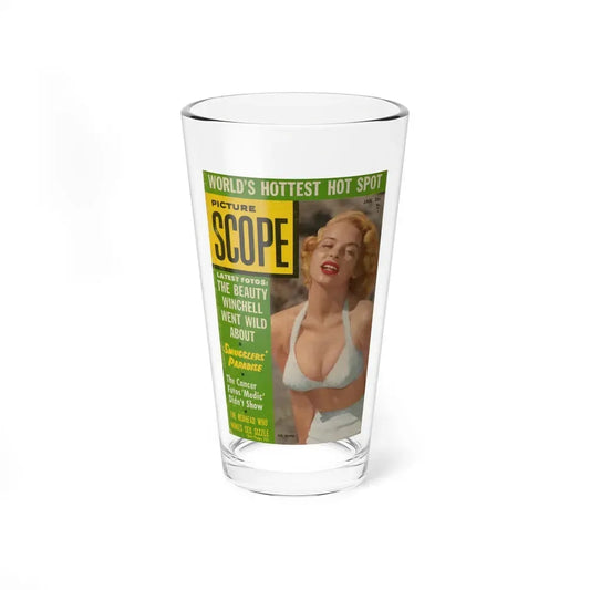 Eve Meyer #09 - Mag. Cover (Vintage Female Icon) Pint Glass 16oz 16oz - Go Mug Yourself