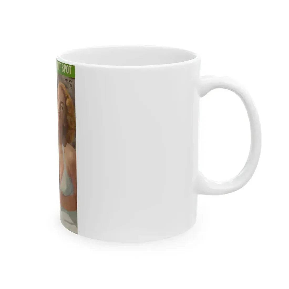 Eve Meyer #09 - Mag. Cover (Vintage Female Icon) White Coffee Mug - Go Mug Yourself