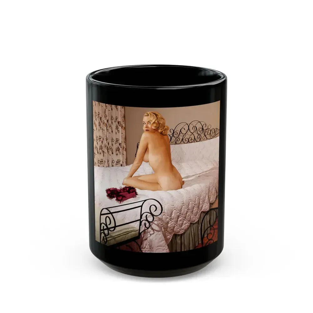Eve Meyer #10 (Vintage Female Icon) Black Coffee Mug 15oz - Go Mug Yourself