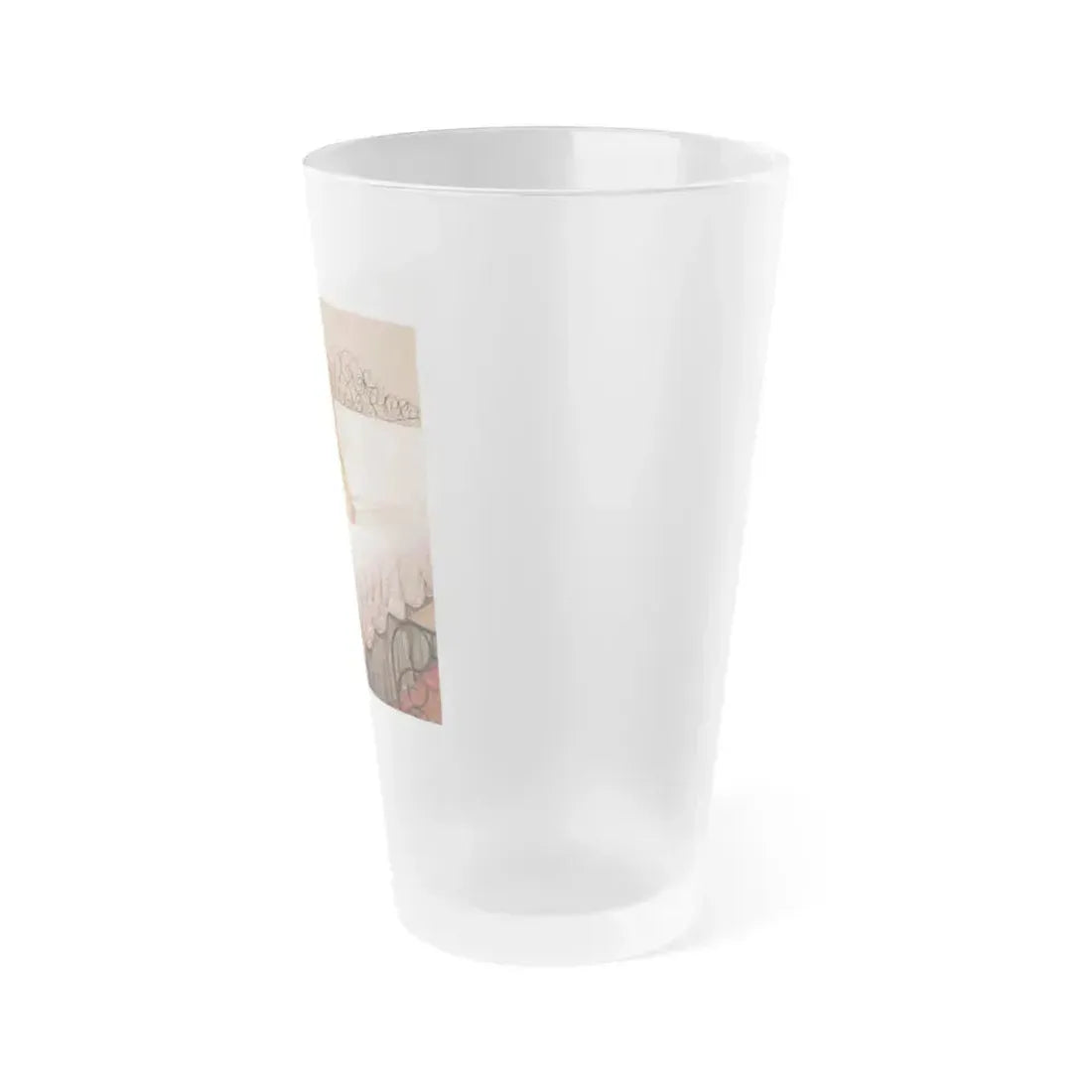 Eve Meyer #10 (Vintage Female Icon) Frosted Pint Glass 16oz - Go Mug Yourself