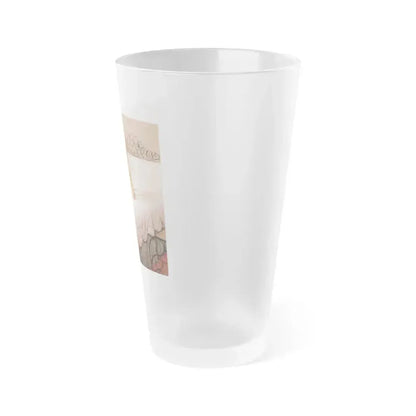 Eve Meyer #10 (Vintage Female Icon) Frosted Pint Glass 16oz - Go Mug Yourself