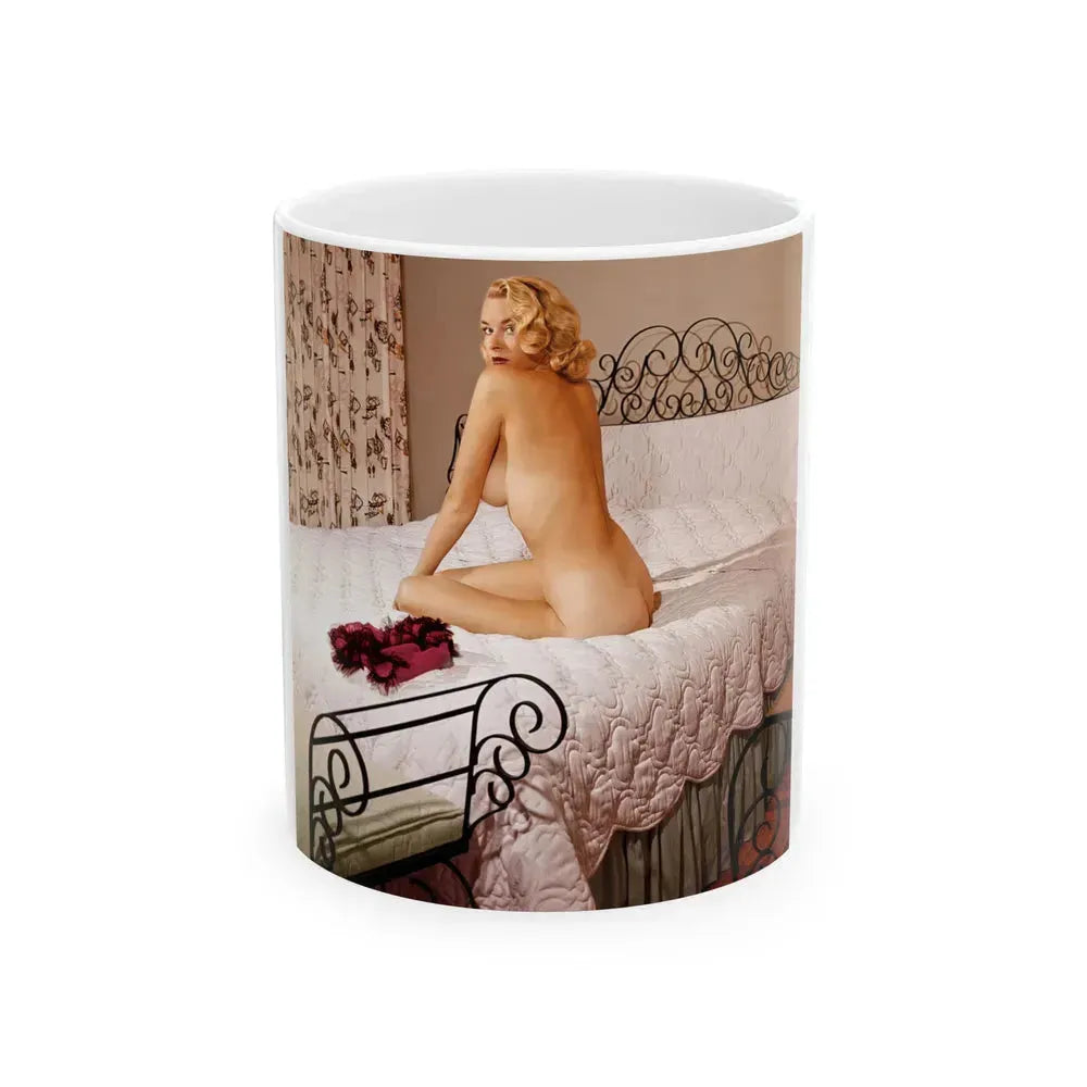 Eve Meyer #10 (Vintage Female Icon) White Coffee Mug 11oz - Go Mug Yourself