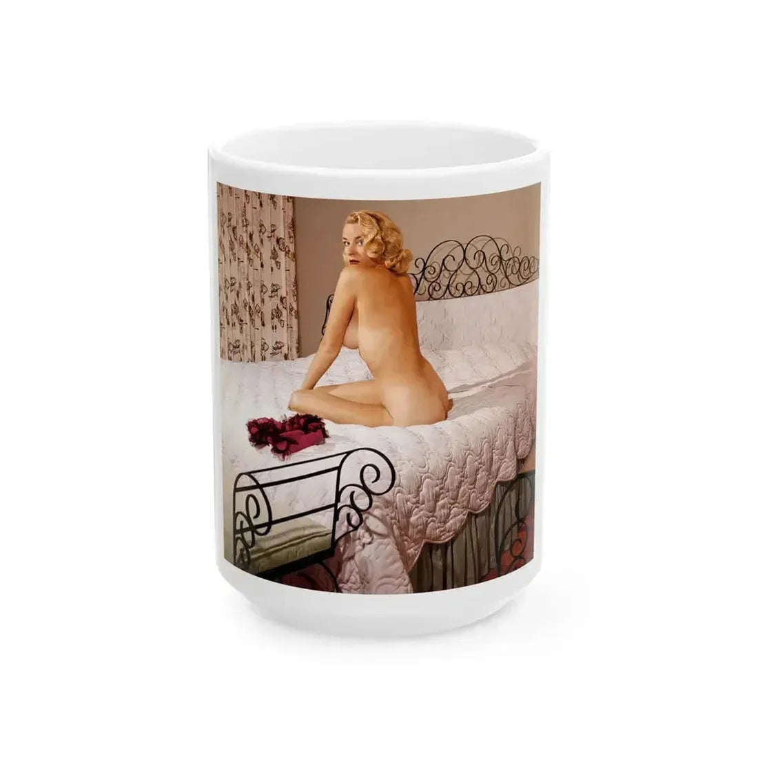 Eve Meyer #10 (Vintage Female Icon) White Coffee Mug 15oz - Go Mug Yourself