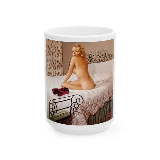 Eve Meyer #10 (Vintage Female Icon) White Coffee Mug 15oz - Go Mug Yourself