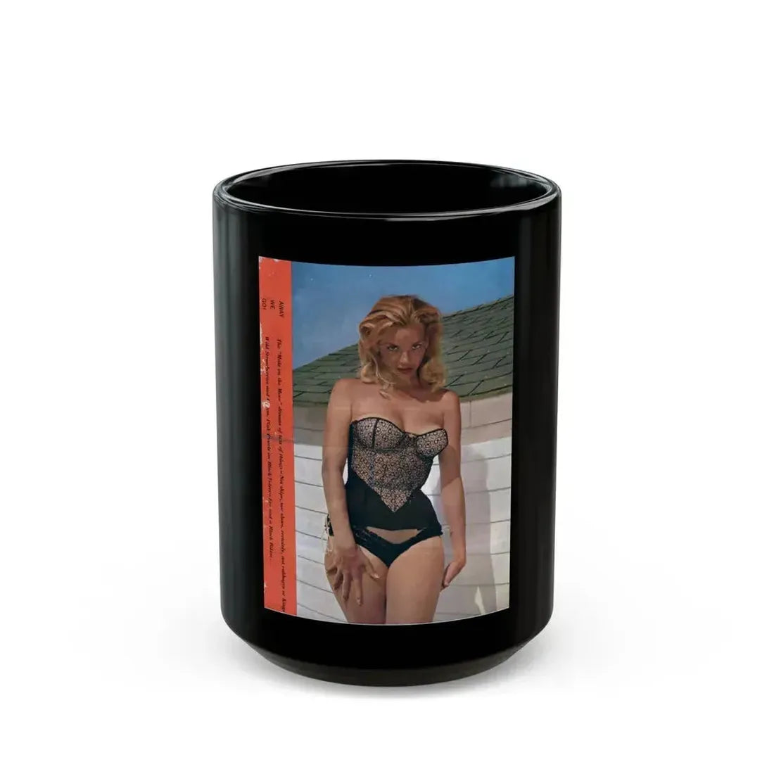 Eve Meyer #11 (Vintage Female Icon) Black Coffee Mug 15oz - Go Mug Yourself
