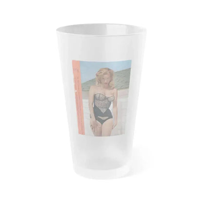 Eve Meyer #11 (Vintage Female Icon) Frosted Pint Glass 16oz 16oz Frosted - Go Mug Yourself