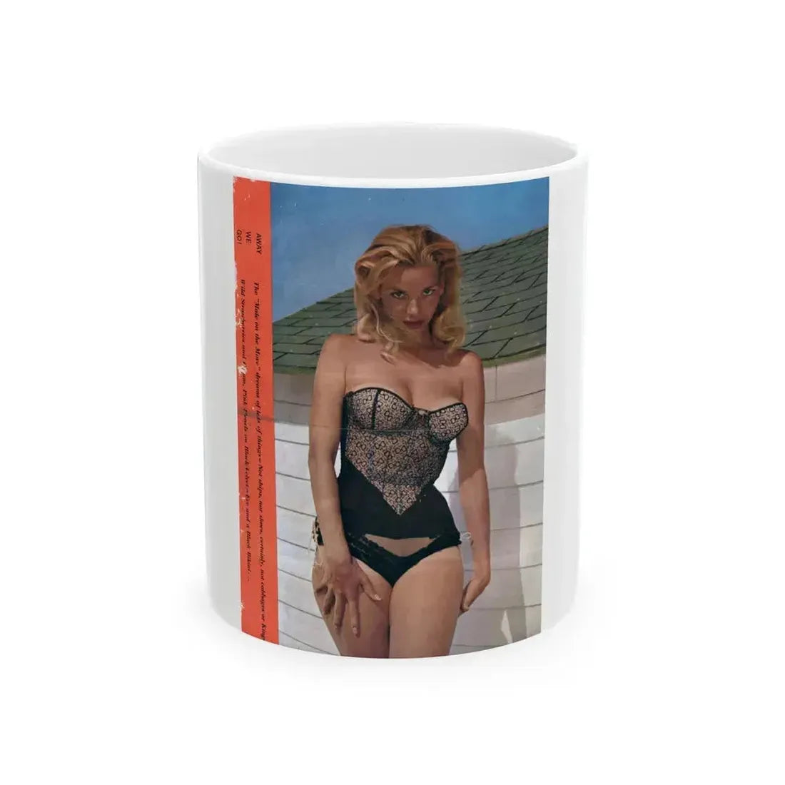 Eve Meyer #11 (Vintage Female Icon) White Coffee Mug 11oz - Go Mug Yourself