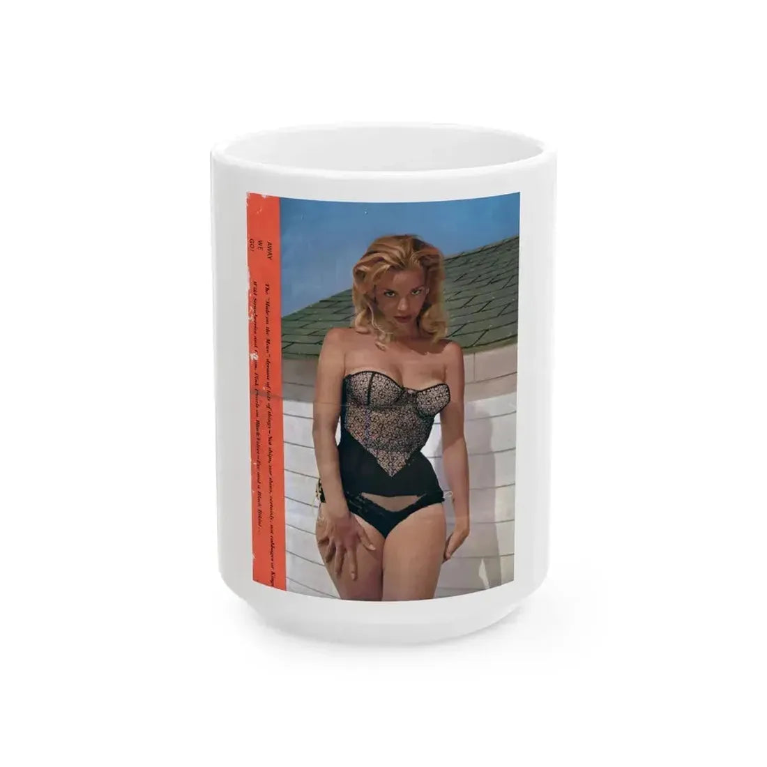 Eve Meyer #11 (Vintage Female Icon) White Coffee Mug 15oz - Go Mug Yourself
