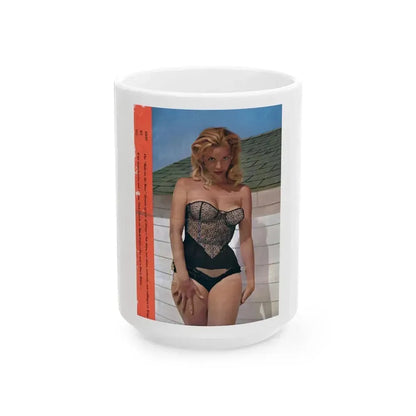 Eve Meyer #11 (Vintage Female Icon) White Coffee Mug 15oz - Go Mug Yourself