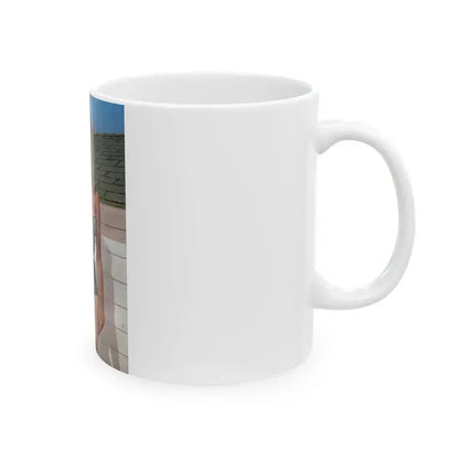 Eve Meyer #11 (Vintage Female Icon) White Coffee Mug - Go Mug Yourself