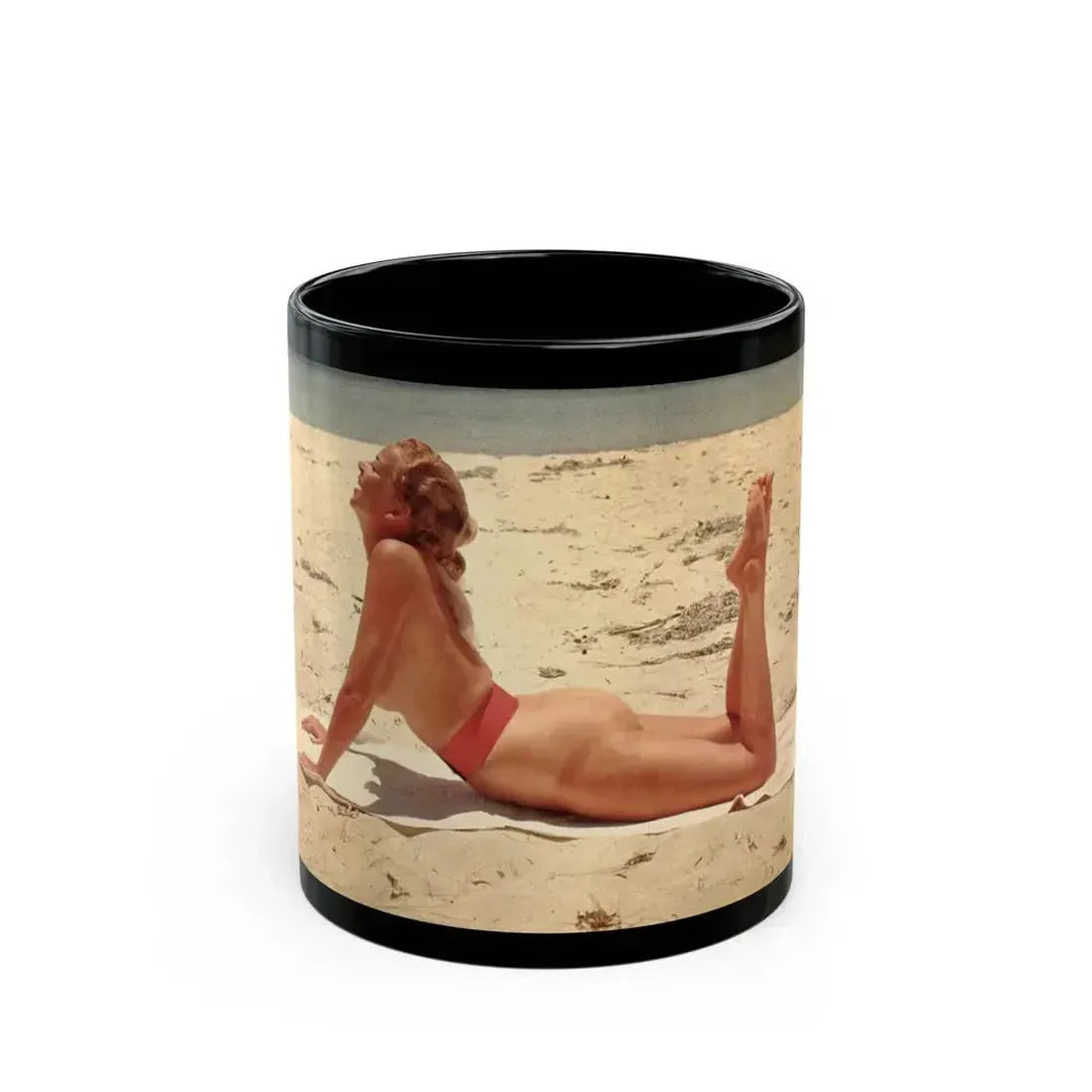 Eve Meyer #12 (Vintage Female Icon) Black Coffee Mug 11oz - Go Mug Yourself