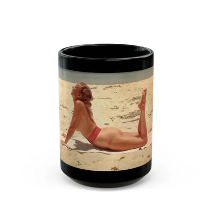 Eve Meyer #12 (Vintage Female Icon) Black Coffee Mug 15oz - Go Mug Yourself